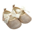 Mustacti Toddler Kids Girls Soild Colour Bowknot Princress Shoes Soft