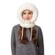 thumbnail image 4 of 3 In 1 Knitting Hat With Scarf And Mask Upgraded 3-in-1 Fleece Lined Winter Knitwindproof Warmth Balaclava For Women, 4 of 8