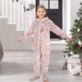 thumbnail image 6 of Soft Big Kids Onesie Pajamas Cozy Loose-Fit Jumpsuits for kids with Pockets for Christmas Lounge & Play Cute Various Poses Unicorns, 6 of 8