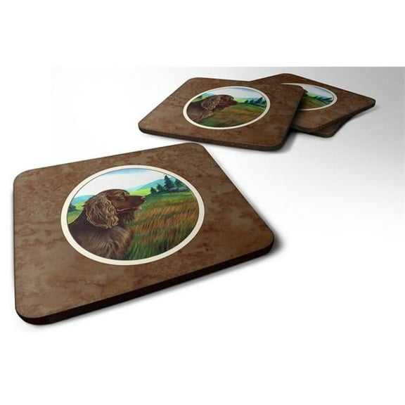 Sussex Spaniel Foam Coaster, Set of 4