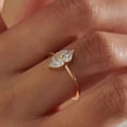 thumbnail image 3 of Women's Engagement Ring 2Ct Heart Cut Diamond 14K Yellow Gold Plated Silver 925, 3 of 5