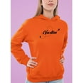 thumbnail image 2 of Vacation Mode Airplane Line Hoodie Women -Image by Shutterstock, Female Medium, 2 of 4