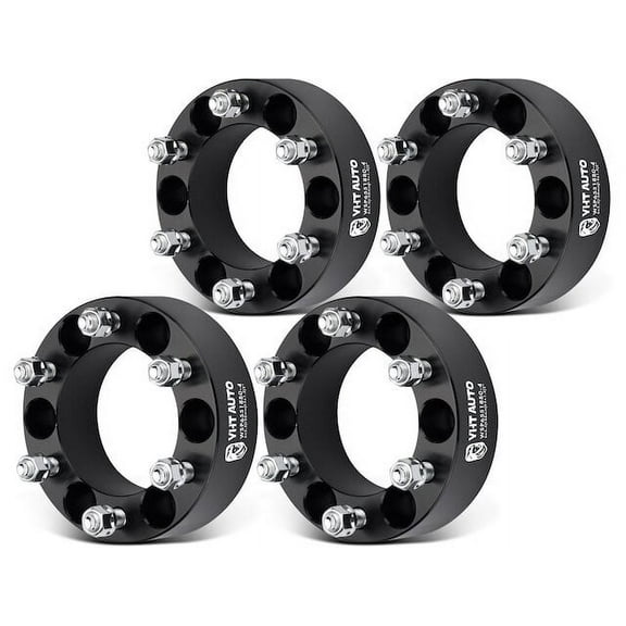 Wheel Spacer Kit 4 - Compatible with 1999 - 2023 Chevy Silverado 1500 2000 2001 2002 2003 2004 2005 2006 2007 2008 2009 2010 2011 2012 2013 2014 2015 2016 2017 2018 2019 2020 2021 2022