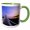 Green/White, variant on 3drose, Marshall Point Lighthouse in Port Clyde, Maine - Us20 Mde0008 - Michael Defreitas, 11oz Mug