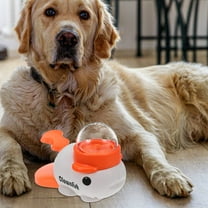 LOLIPPYY White Portable Dog Treat Dispenser with Button for Training and Food Portion Control