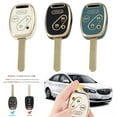 thumbnail image 4 of For Honda For Accord For Civic For Pilot Keyless Remote Key Fob Cover Shell Case Gray Gold Fangkenuo, 4 of 6