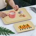 thumbnail image 6 of TACILIP Rectangular Tray Large Medium and Small Sets Of Three Household Plates To Put Tea Cups Dinner Plates To Put Snacks Plates Kitchen Utensils, Gifts for Mom, 6 of 6