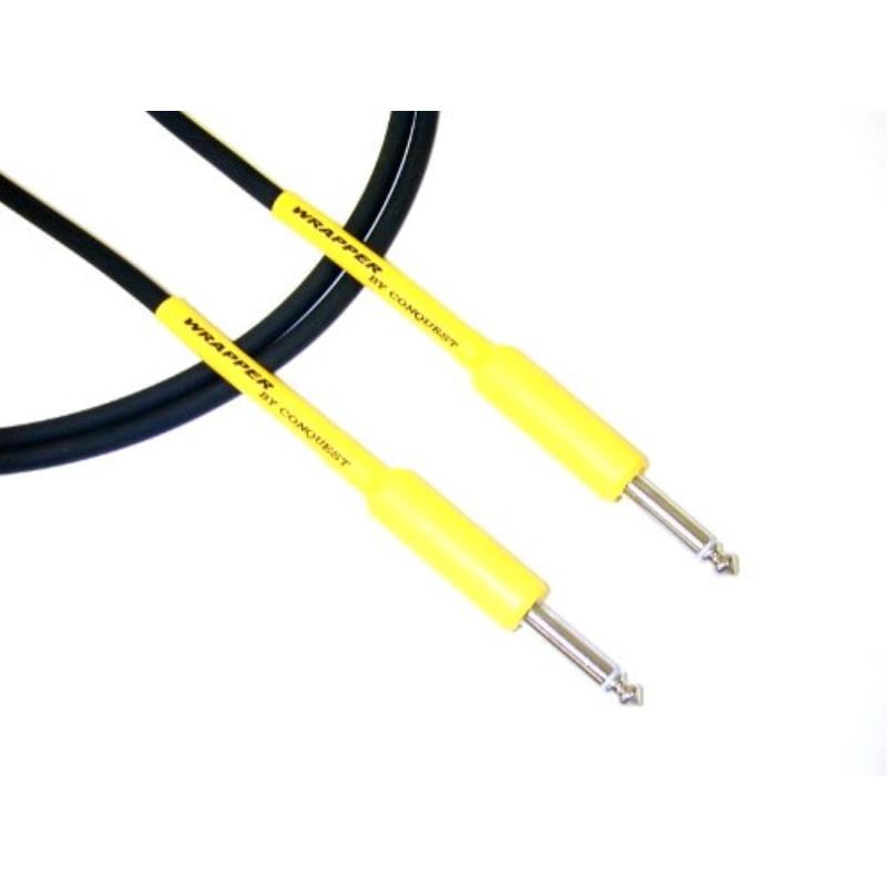 Instrument Cable Conquest Sound cord with VINTAGE style Switchcraft BRASS END