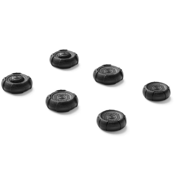 GeekShare Thumb Grip Caps for Steam Deck Joystick, Thumbsticks Cover Set Soft Silicone 6 Pcs Black