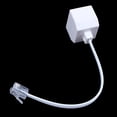 thumbnail image 3 of 2X 6P2C RJ11 Macho A Hembra Dos Formas Telefono Divisor Convertidor Cable, 3 of 5