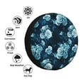 thumbnail image 4 of Sikiie Ink Rose PVC Leather Spare Tire Wheel Cover Spare Tire Cover, for Car Truck SUV Camper Trailer Universal Fit(14-17in)-17 inch, 4 of 6