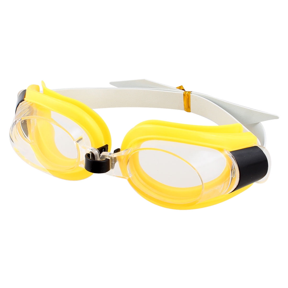 Unique Bargains Adjustable Underwater Sports Clear Lens Swimming Goggles w Earplugs For Kids by