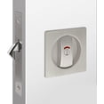 thumbnail image 1 of SHIQI-1 Pack Pocket Door Lock Hardware Sliding Door Lock with Color Coded Indicators Square Flush Sliding Pocket Door Lock, 1 of 4