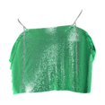 thumbnail image 4 of Wdgfv Women's Sparkly Skirt Metal Chain Low Waist Bodycon Mini Skirt Clubwear, 4 of 4