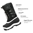 thumbnail image 5 of NORTIV 8 Men's Waterproof Hiking Winter Snow Boots Insulated Liner Lightweight Outdoor Tall Boots, 5 of 7