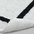 thumbnail image 2 of Modern Threads Geometric Black Cotton Rug Runner, 2' x 5', 2 of 4