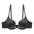 thumbnail image 2 of THDHVS Seamless Bras for Women,Invisible Backless Bra U Shape Seamless Push Up Back Smoothing Wear,Plus Size Bra Black 44DE, 2 of 9