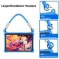 thumbnail image 5 of Kids Tablet 7 inch 32GB WiFi Android 13 Tablet For Kids| Bluetooth | Parental Control | Pre-Installed Learning Tablet Apps for Toddlers Children | with Lanyard Scratchproof Case(Blue), 5 of 8
