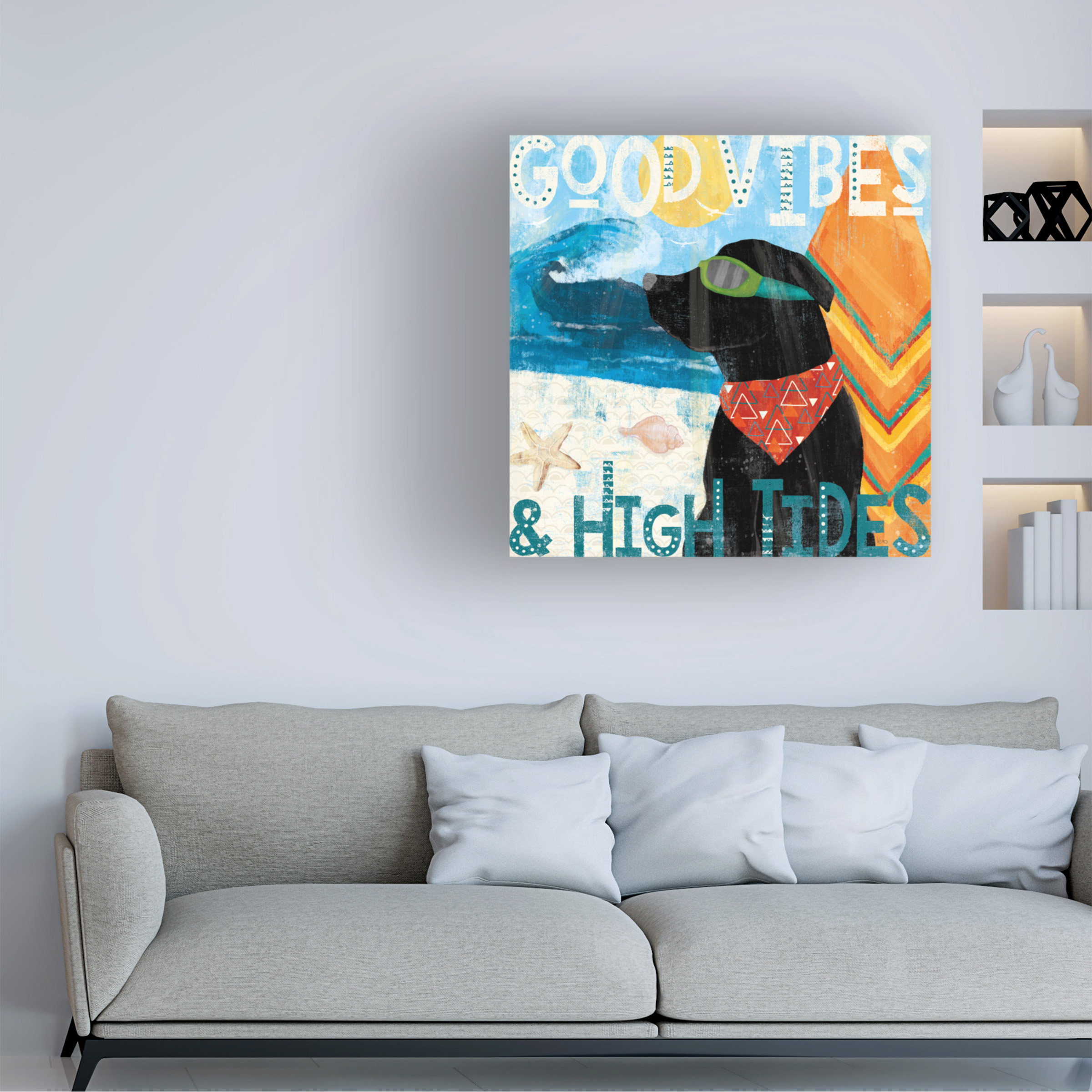 Veronique Charron 'Good Vibes IV' Canvas Art