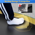 thumbnail image 3 of 10FT Trampoline with Safe Enclosure Net for Kids and Adults, SEGMART Outdoor Trampoline with Basketball Hoop, Recreational Trampoline with Ladder for Backyard Garden Patio, 3 of 8