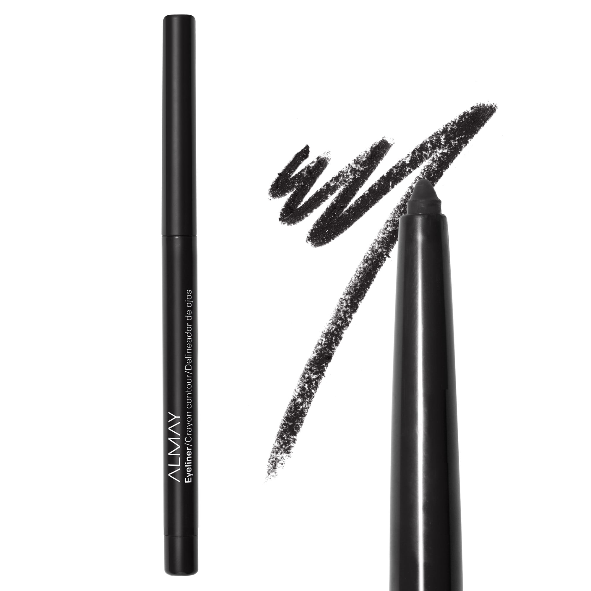 Almay Crayon Contour Water Resistant Eyeliner Pencil, 205 Black - image 5 of 14