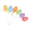 thumbnail image 1 of KLKCMS 6 Pieces Gift Foam Luminous Eggs Assorted Decoration 5 x 7 cm, 1 of 9