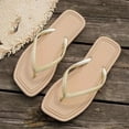 thumbnail image 5 of Womens Flip-Flops Slip-on Flat Heel Thong Women's Summer Casual Comfortable Lightweight Shower Sandals, 5 of 10