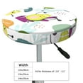 thumbnail image 2 of Goofa Orange Green Avocado Printed Stool Covers Round, Waterproof Round Bar Stool Covers Anti-Slip Round Bar Stool Seat Cover with Elastic Bands Durable -12 inch, 2 of 7