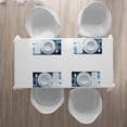 thumbnail image 4 of Ambesonne Horror House Place Mats Set of 4, Fog Forest Night, Standard Size, Blue, 4 of 4