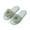 .Green, variant on Agkizg Womens Fall Winter Slippers, House Slippers, Elegant Open Toe One Strap House Slippers Woven Strap Soft Fabric Flat Casual Daily Indoor Slides