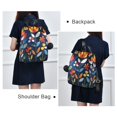 thumbnail image 4 of FORMRS Women's Travel Backpack Purse Anti-Theft Hidden Pockets Casual Shoulder Bag, Art Flowers, 4 of 7