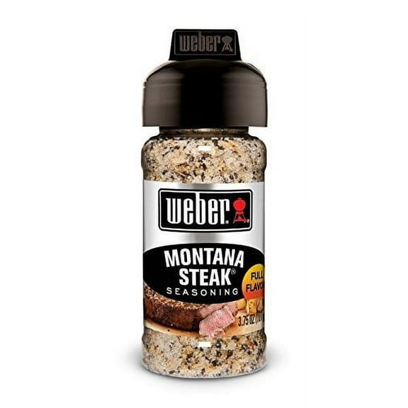 Weber Montana Steak Seasoning, 3.75 Ounces, Pack of 6