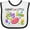 White and Black, variant on Inktastic Nana's Little Jellybean Cute Easter Candy Boys or Girls Baby Bib