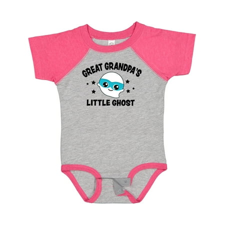 

Inktastic Cute Great Grandpa s Little Ghost with Stars Gift Baby Boy or Baby Girl Bodysuit