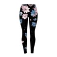 thumbnail image 2 of Gibobby Pantimedias yoga Dama Leggings casuales para mujer Leggings de entrenamiento Pantalones para correr（Negro， M), 2 of 3