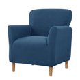 thumbnail image 1 of Namzi Funda moderna para sillón, de jacquard, para proteger los muebles de la sala de estar - Azul oscuro, 1 of 5