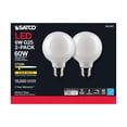 thumbnail image 5 of 2Pk - Satco 6w G25 Globe Filament LED 2700K Medium Base Dimmable - 60w equiv, 5 of 7