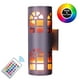 thumbnail image 1 of Lámpara De Jardín De 20W Con Cabezales Dobles Ip65, Lámparas De Pared Led Impermeables, Lámpara De Pared Para Exteriores, Rgb Y Blanco Cálido Scienceny HA024452-07, 1 of 6