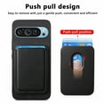 thumbnail image 3 of Dteck Magnetic for Google Pixel 9 / Pixel 9 Pro Case Compatible with MagSafe, 2 in 1 PU Leather Slim Back Phone Cover with Detachable Card Holder Wallet for Pixel 9 / Pixel 9 Pro,Pink, 3 of 7