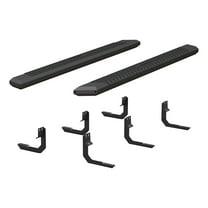 ARIES 2556045 AdvantEDGE Black Aluminum 75-Inch Truck Running Boards, Select Nissan Titan