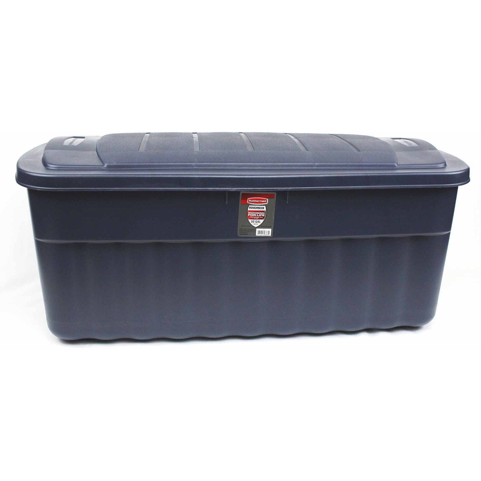 What are some uses of Rubbermaid bins?