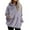 Purple, variant on Admvng Coats for Women Plus Size Sherpa Fall Zipper Hooded Jacket Loose Long Sleeve Outwear with Pockets Womens Winter Coats S-5XL