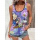 thumbnail image 2 of Camisetas sin mangas de verano para mujer, camisetas sin mangas con estampado de Snoopy, chaleco básico con estampado 3D para mujer, ropa Y2k, 2 of 4
