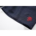 thumbnail image 6 of Casual Blend Shorts Elastic Waist Breathable Summer Pockets Embroidered Five Inch Short PantsNavyM, 6 of 8