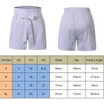 thumbnail image 3 of Nouveau Short Décontracté Taille Haute à Rayures Mini Slim pour Femmes, 3 of 5