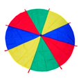 thumbnail image 4 of 6 ~ 16 pies 4 colores Kid Play Paracaídas Juegos cooperativos al aire libre Juguetes 13 pies Zulema Kids Play Parachute, 4 of 8