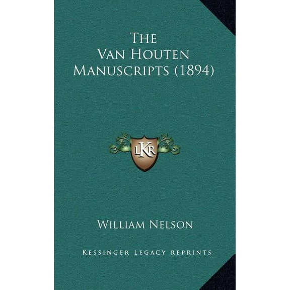 The Van Houten Manuscripts (1894) (Hardcover)