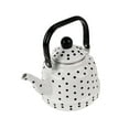 thumbnail image 1 of Modern Enamel Teakettle for 100ml Premium Material Durable Vintage Cookware White, 1 of 8