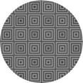 thumbnail image 1 of Ahgly Company Tapis Rond Lavable en Machine Intérieur Transitionnel Gris Loup Gris, 8 Pieds Rond, 1 of 7