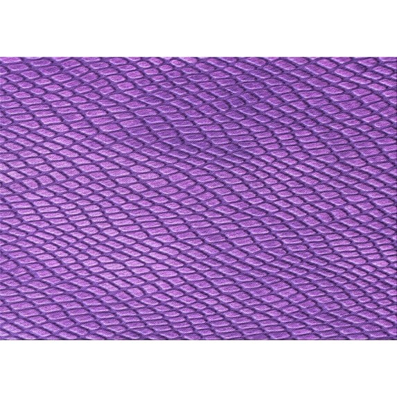 Ahgly Company Indoor Rectangle Patterned Heliotrope Purple Area Rugs, 2' x 4'